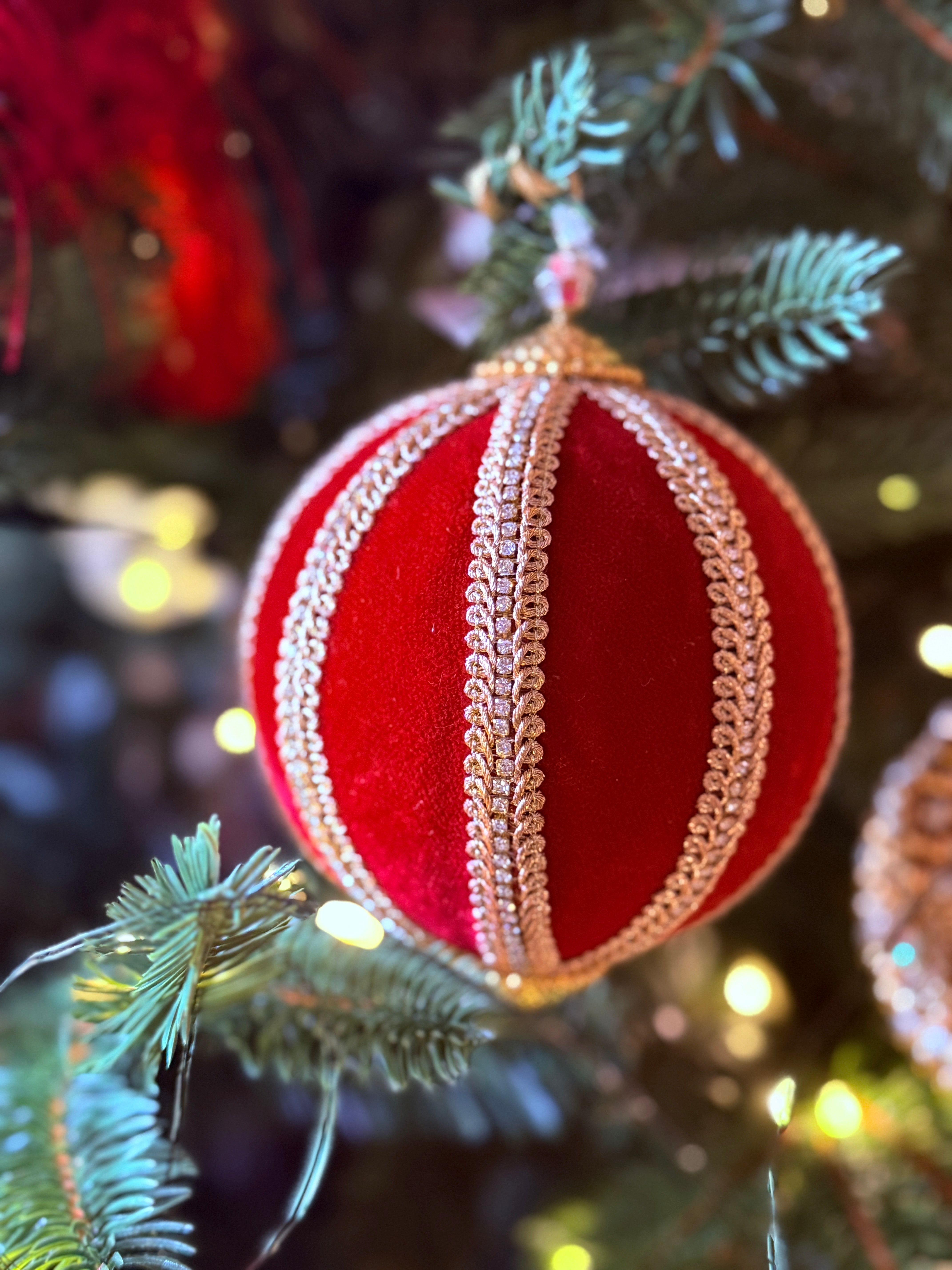 Guľa červená 10cm