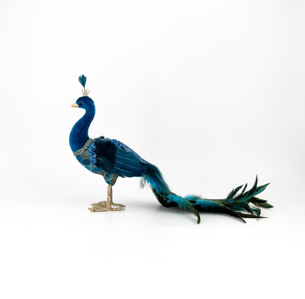 Páv korunkatý 52cm